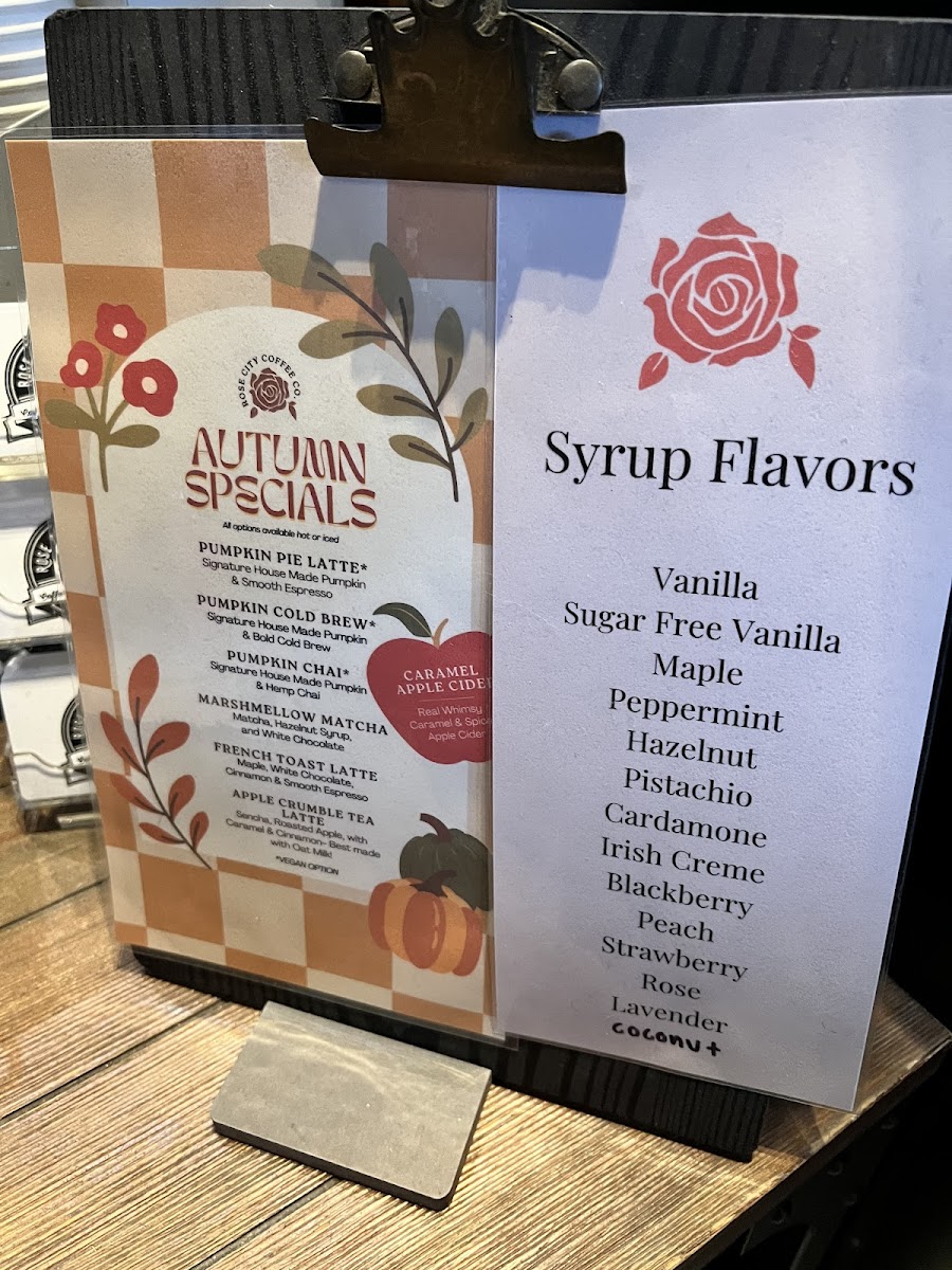 Rose City Coffee Co. Menu - Image 2