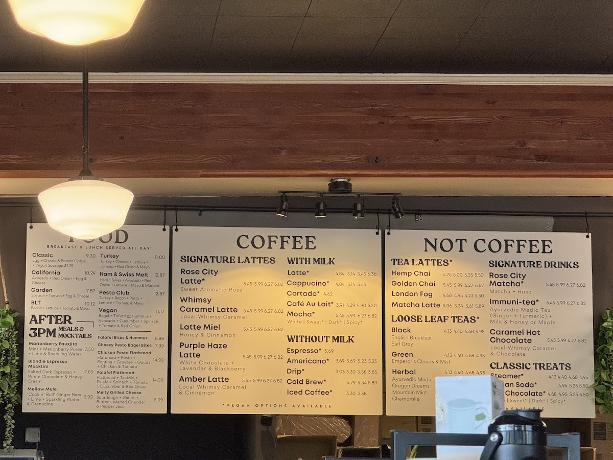 Rose City Coffee Co. Menu - Image 5
