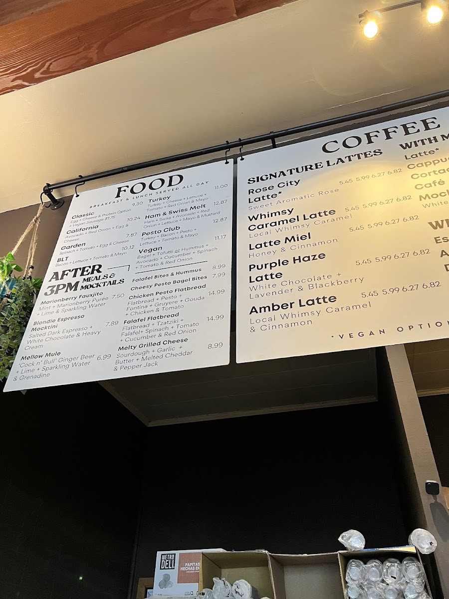 Rose City Coffee Co. Menu - Image 6
